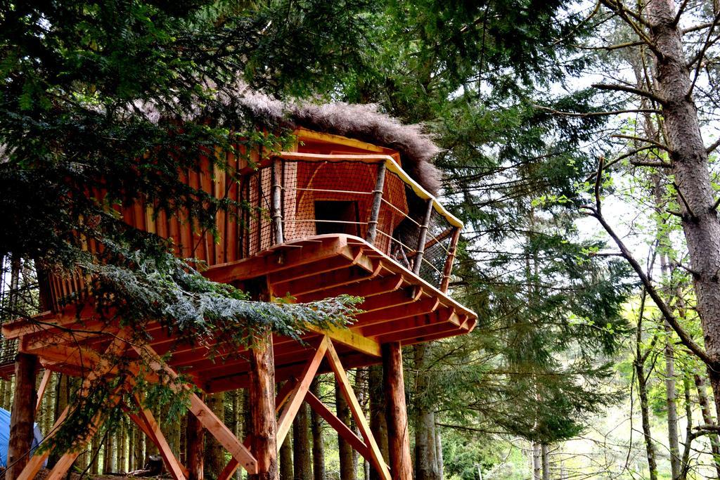Cabanes Et Yourtes De La Vallee De L'Ance Hotell Sauvessanges Rum bild